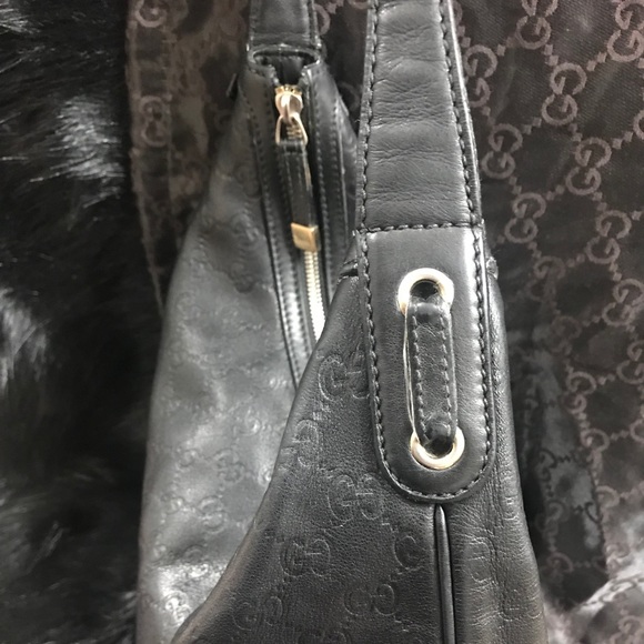 Gucci Leather Shoulder Bag (Monogram) - Picture 2 of 8